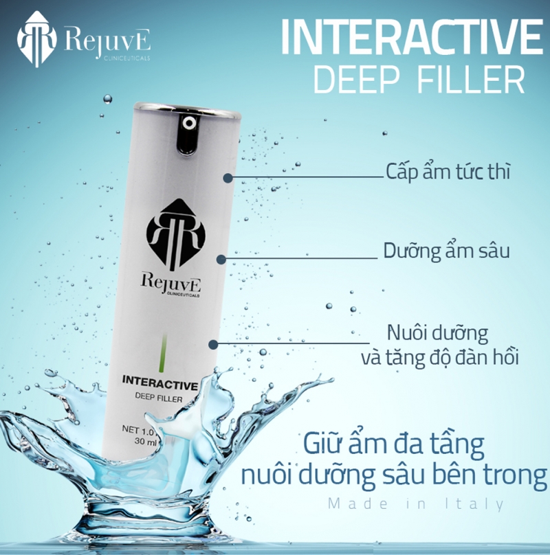 Rejuve Interactive Deep Filler Serum_Tinh chất làm đầy nếp nhăn và căng bóng da